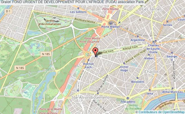 plan association Fond Urgent De Developpement Pour L'afrique (fuda) Paris