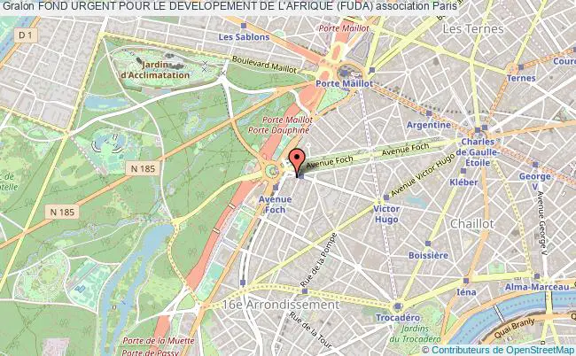 plan association Fond Urgent Pour Le Developement De L'afrique (fuda) Paris