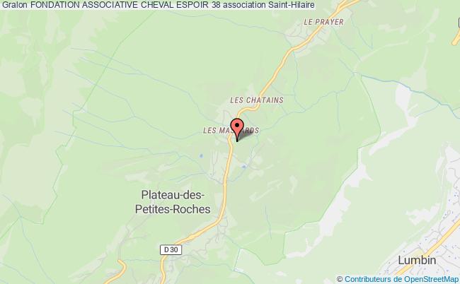 plan association Fondation Associative Cheval Espoir 38 Plateau-des-Petites-Roches