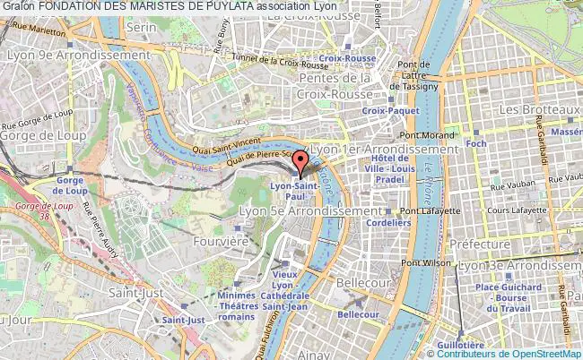 plan association Fondation Des Maristes De Puylata Lyon