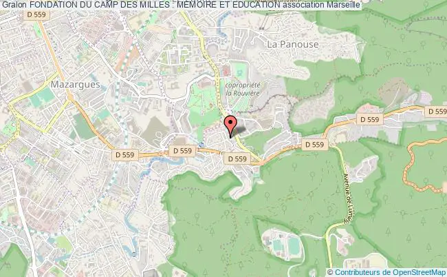 plan association Fondation Du Camp Des Milles : Memoire Et Education Marseille 1 AIX-EN-PROVENCE