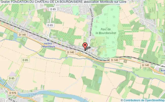 plan association Fondation Du Chateau De La Bourdaisiere Montlouis-sur-Loire