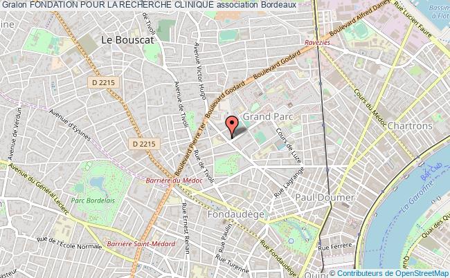 plan association Fondation Pour La Recherche Clinique Bordeaux