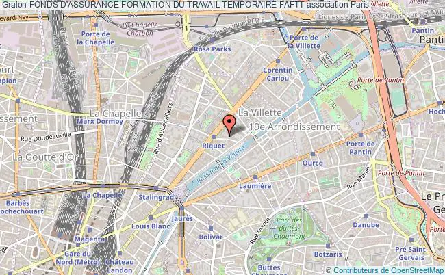 plan association Fonds D'assurance Formation Du Travail Temporaire Faftt Paris