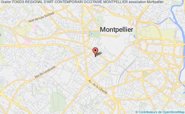 plan association Fonds RÉgional D'art Contemporain Occitanie Montpellier Montpellier