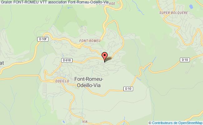 plan association Font-romeu Vtt Font-Romeu-Odeillo-Via