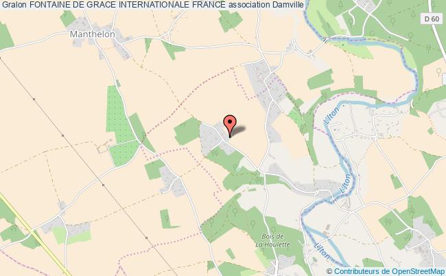 plan association Fontaine De Grace Internationale France Mesnils-sur-Iton