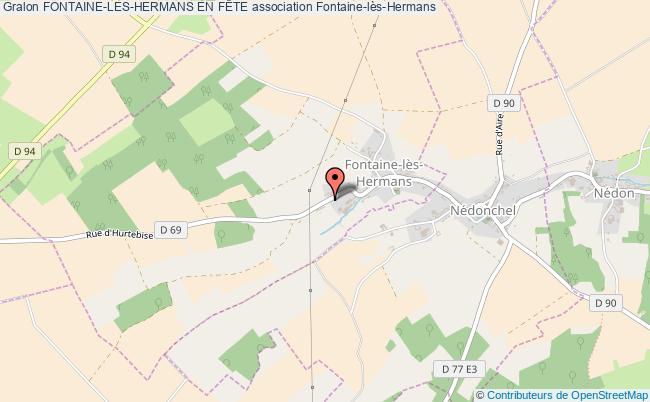 plan association Fontaine-les-hermans En FÊte Fontaine-lès-Hermans