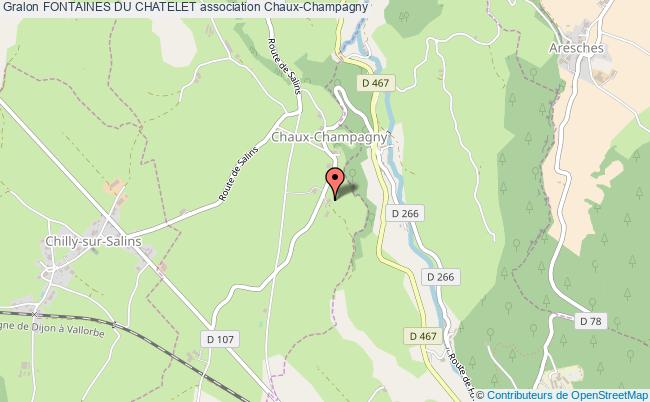 plan association Fontaines Du Chatelet Chaux-Champagny