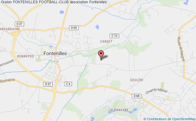 plan association Fontenilles Football-club Fontenilles