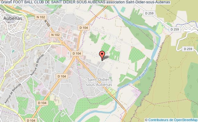 Foot ball club de saint didier sous aubenas association ...