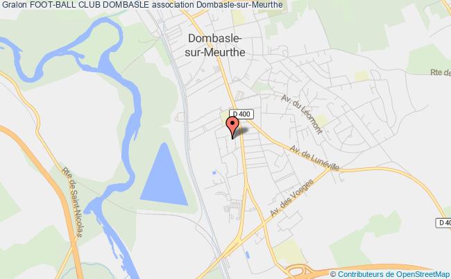 plan association Foot-ball Club Dombasle Dombasle-sur-Meurthe