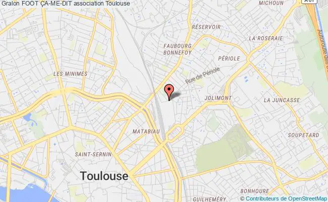 plan association Foot Ça-me-dit Toulouse
