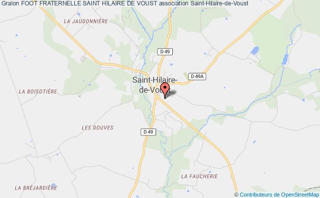plan association Foot Fraternelle Saint Hilaire De Voust Saint-Hilaire-de-Voust