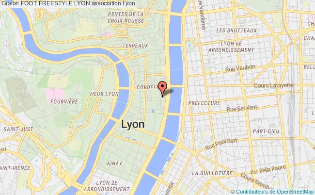 plan association Foot Freestyle Lyon Lyon 2