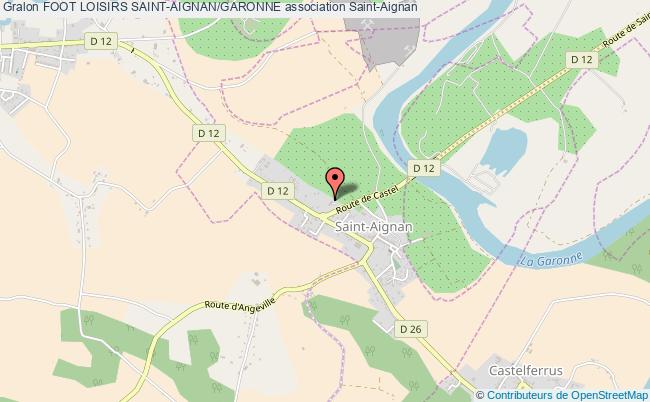 plan association Foot Loisirs Saint-aignan/garonne Saint-Aignan