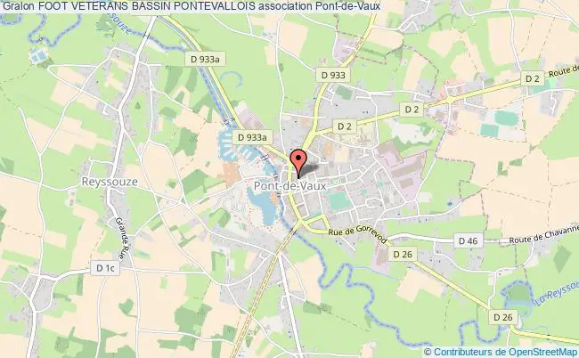 plan association Foot Veterans Bassin Pontevallois Pont-de-Vaux