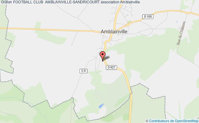plan association Football Club  Amblainville-sandricourt Amblainville