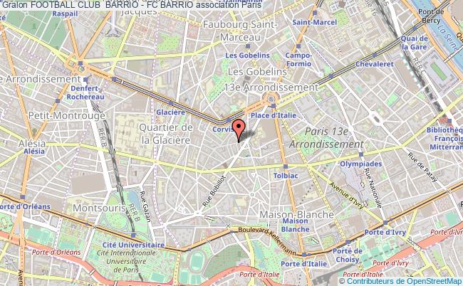 plan association Football Club  Barrio - Fc Barrio Paris
