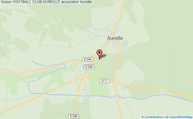 plan association Football Club Aureille Aureille