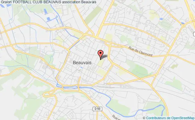 plan association Football Club Beauvais Beauvais