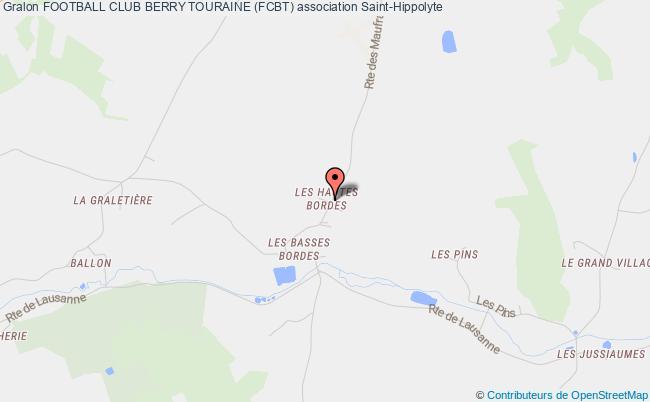 plan association Football Club Berry Touraine (fcbt) Saint-Hippolyte