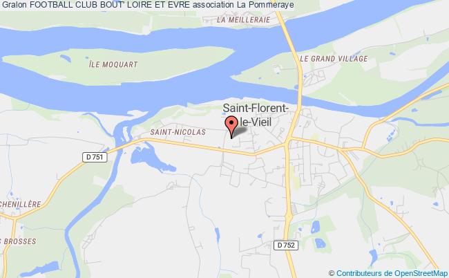plan association Football Club Bout' Loire Et Evre MAUGES SUR LOIRE