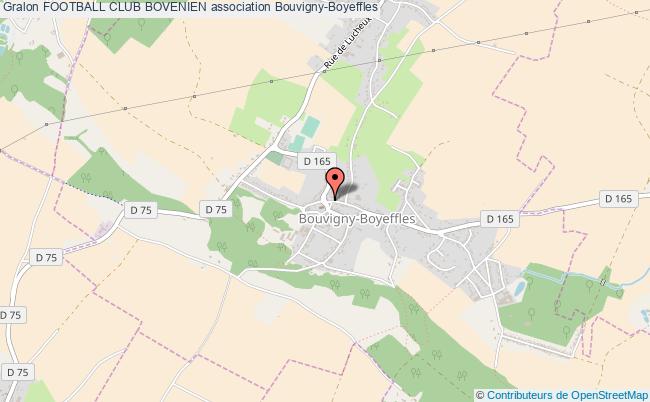 plan association Football Club Bovenien Bouvigny-Boyeffles