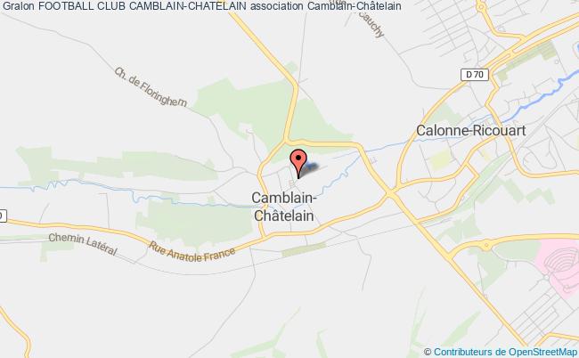 plan association Football Club Camblain-chatelain Camblain-Châtelain