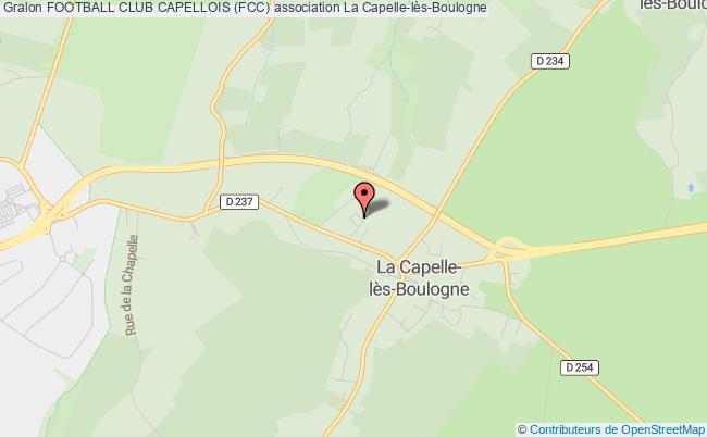 plan association Football Club Capellois (fcc) La    Capelle-lès-Boulogne