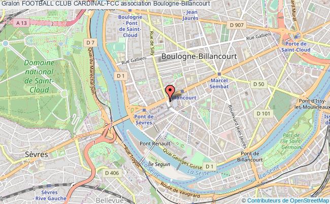 plan association Football Club Cardinal-fcc Boulogne-Billancourt
