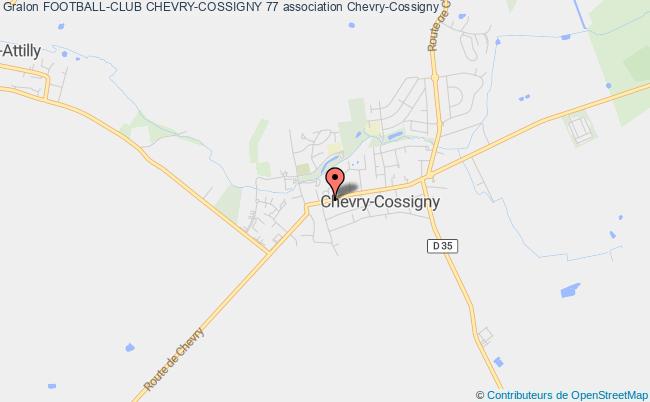 plan association Football-club Chevry-cossigny 77 Chevry-Cossigny