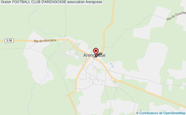 plan association Football Club D'arengosse Arengosse