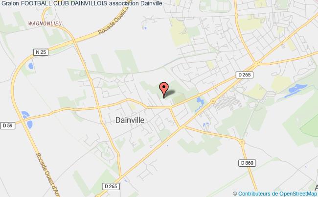 plan association Football Club Dainvillois Dainville