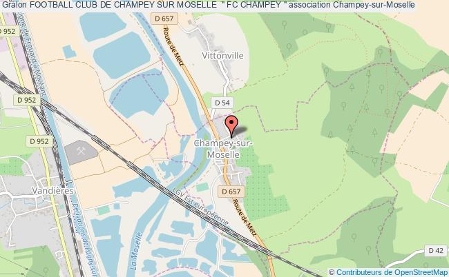 FOOTBALL CLUB DE CHAMPEY SUR MOSELLE  " FC CHAMPEY "