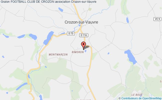 plan association Football Club De Crozon Crozon-sur-Vauvre