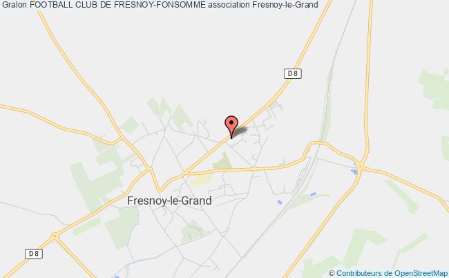 plan association Football Club De Fresnoy-fonsomme Fresnoy-le-Grand
