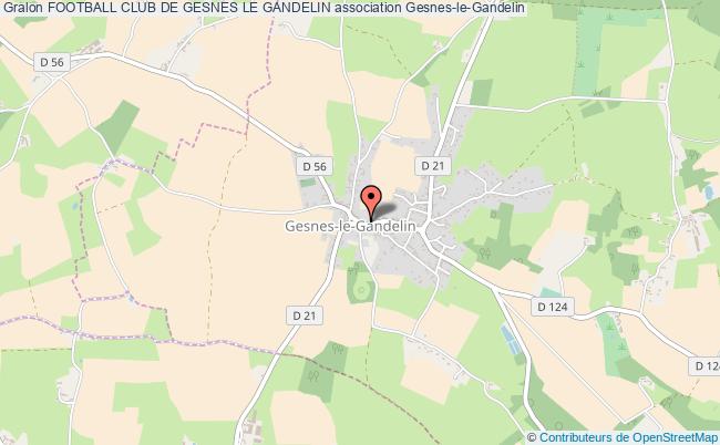 plan association Football Club De Gesnes Le Gandelin Gesnes-le-Gandelin