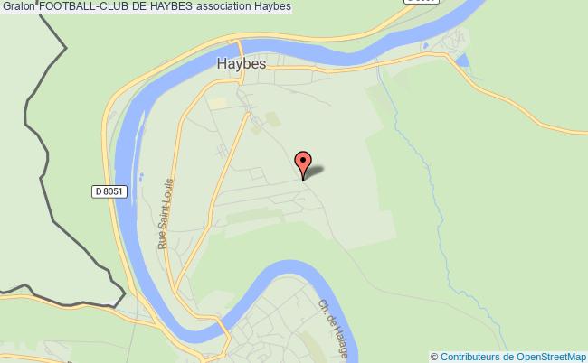 plan association Football-club De Haybes Haybes