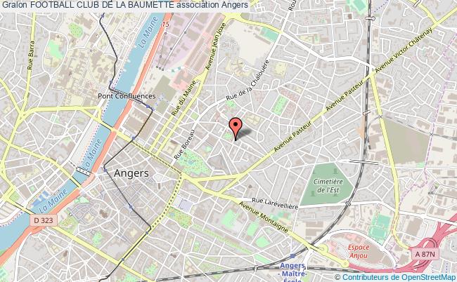 plan association Football Club De La Baumette Angers