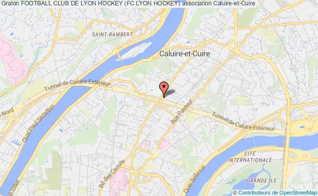 plan association Football Club De Lyon Hockey (fc Lyon Hockey) Caluire-et-Cuire