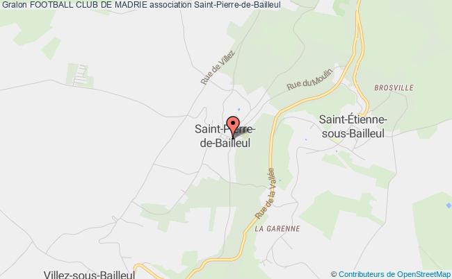 plan association Football Club De Madrie Saint-Pierre-de-Bailleul