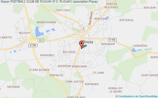 plan association Football Club De Plouay (f.c. Plouay) Plouay