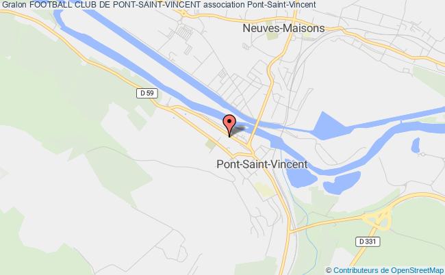 plan association Football Club De Pont-saint-vincent Pont-Saint-Vincent