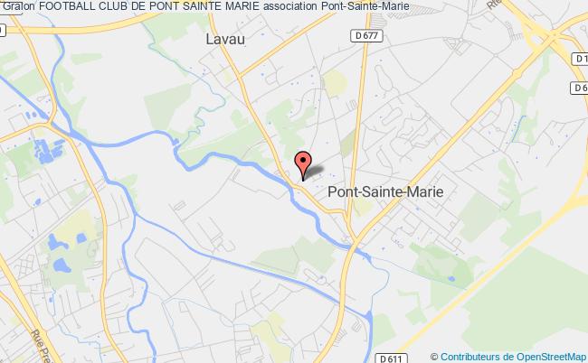 plan association Football Club De Pont Sainte Marie Pont-Sainte-Marie