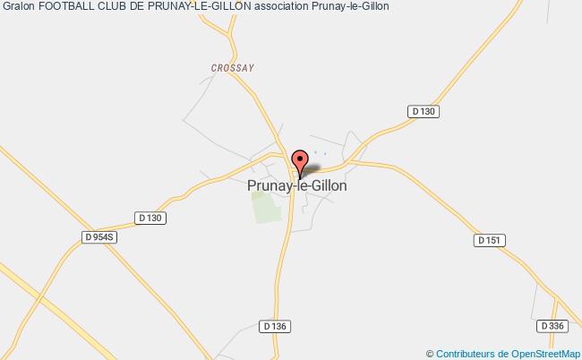 plan association Football Club De Prunay-le-gillon Prunay-le-Gillon