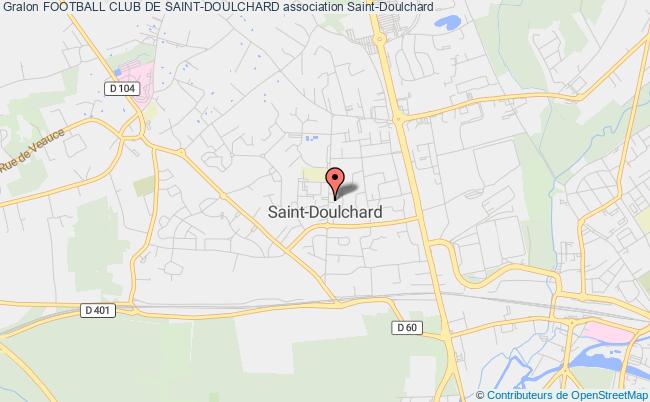 plan association Football Club De Saint-doulchard Saint-Doulchard