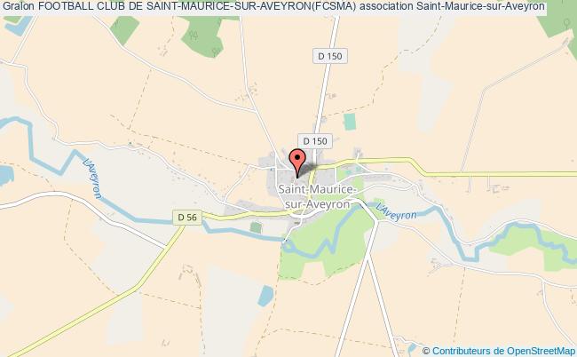 plan association Football Club De Saint-maurice-sur-aveyron(fcsma) Saint-Maurice-sur-Aveyron