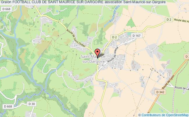 plan association Football Club De Saint Maurice Sur Dargoire Saint-Maurice-sur-Dargoire