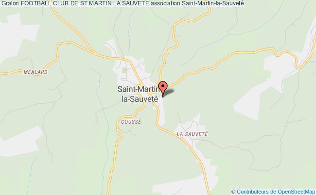 plan association Football Club De St Martin La Sauvete Saint-Martin-la-Sauveté